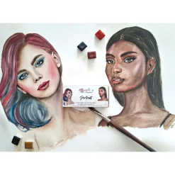 Aquarelle de Provence - Acquerelli extra-fini, Set ritratto