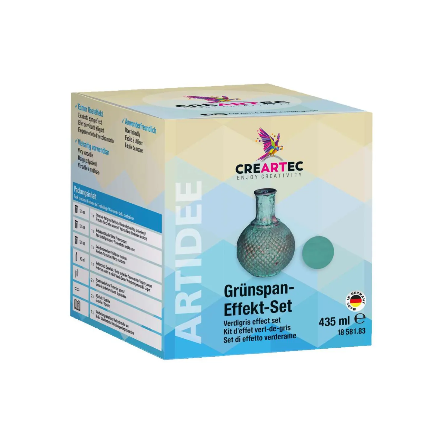 Artidee - Set per effetto verderame