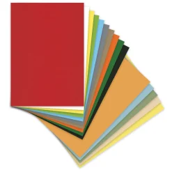 Assortimento di carta colorata