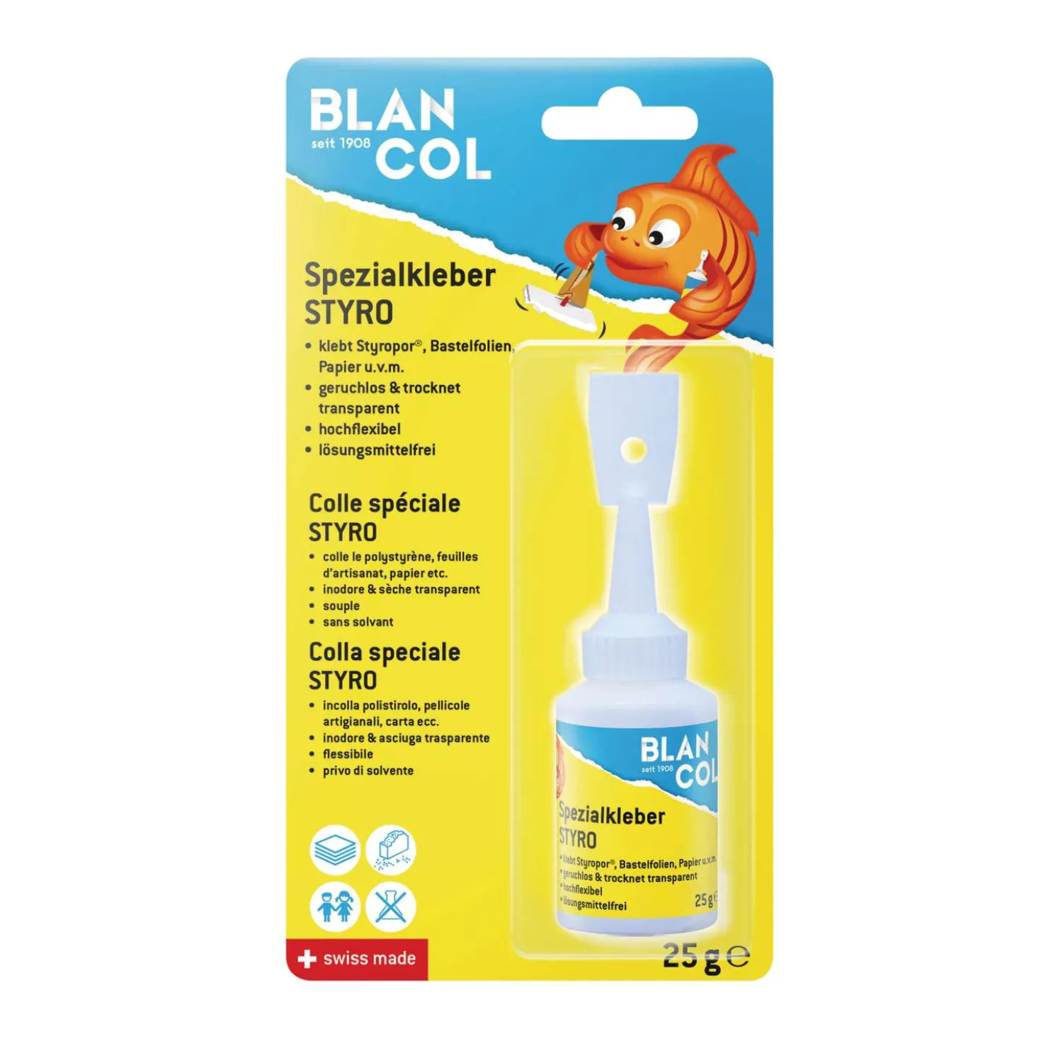 Blancol - Styro, Colla speciale per polistirolo