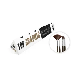 Borciani & Bonazzi - Top Graphic, Set di 4 pennelli per artisti