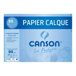 Canson - Calque Satin, Carta trasparente