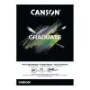 Canson - Graduate, Blocco Mixed Media di carta nera