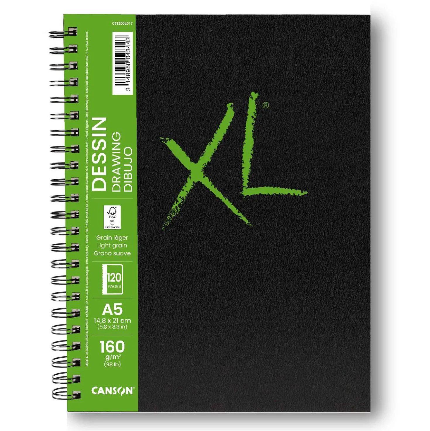 Canson - XL, Blocco da disegno spiralato Drawing Artbook