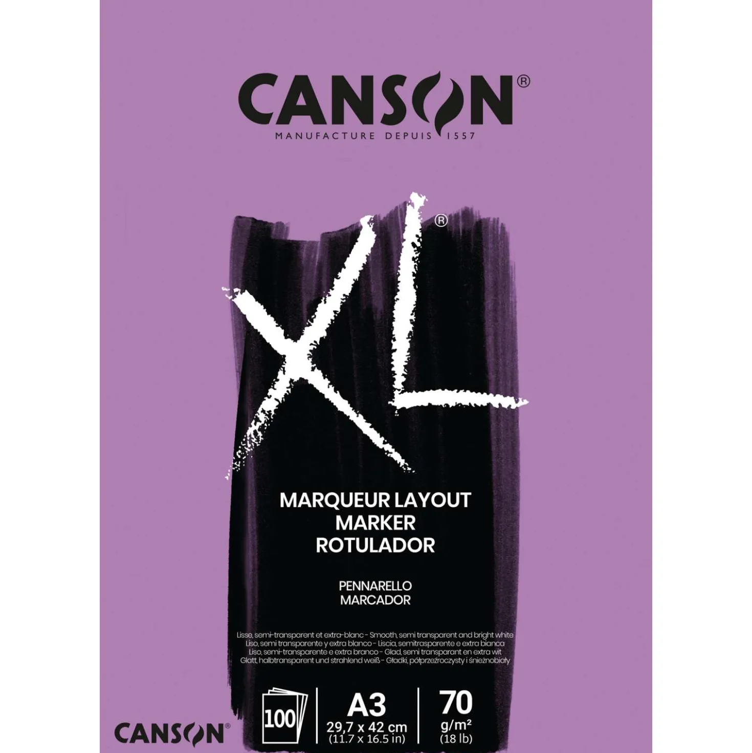 Canson - XL, Blocco di carta per marker
