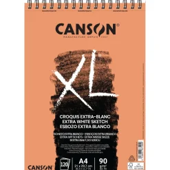 Canson - XL, Blocco per studi e schizzi Extra white