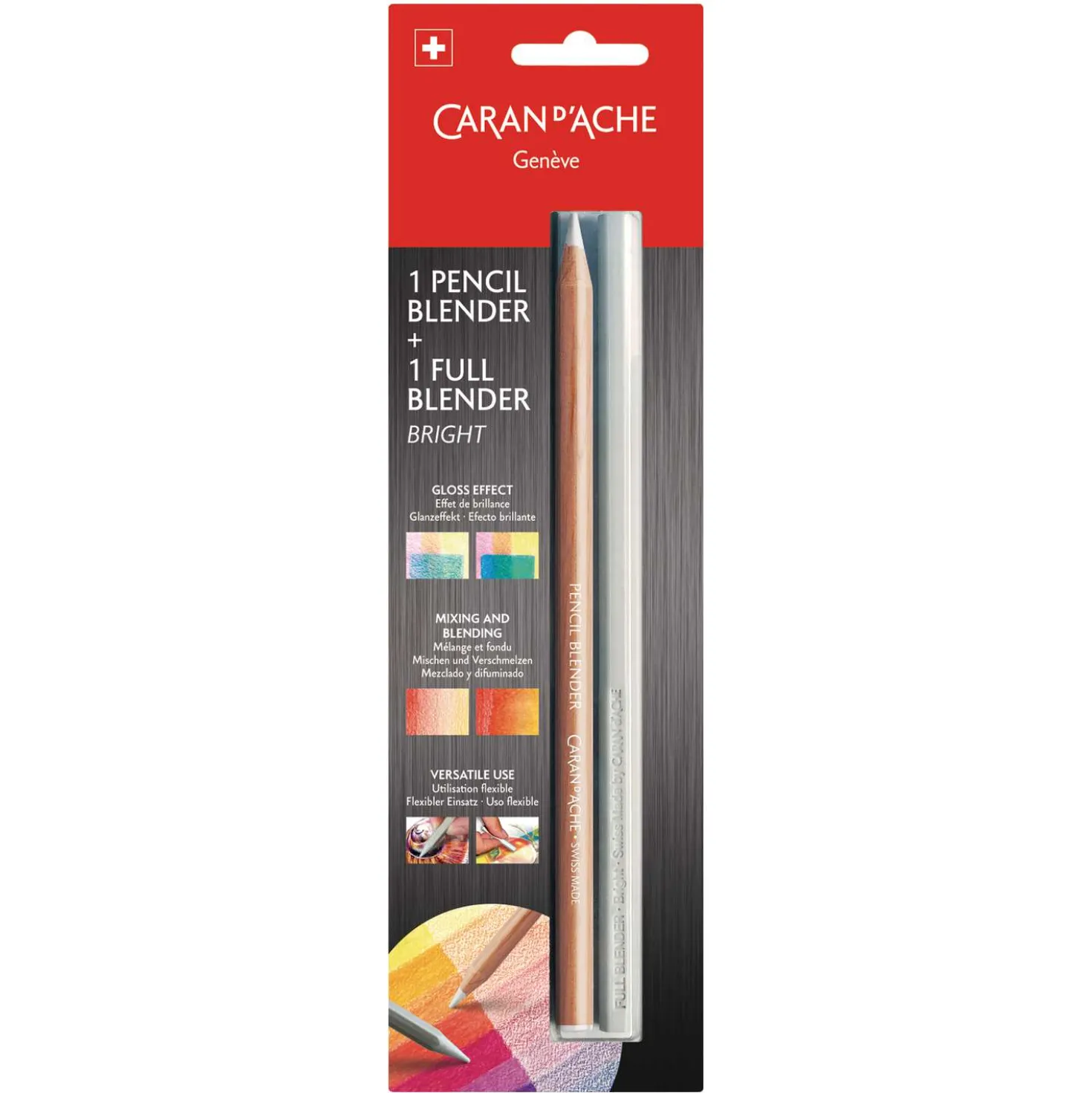 Caran D'Ache - Pencil Blender + Full Blender Bright, Set da 2