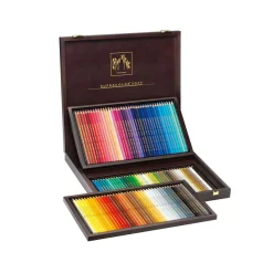 Caran D'Ache - Supracolor Soft, 120 matite in valigetta di legno