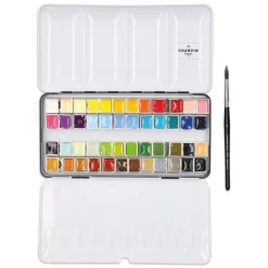 Charvin - Collection Classique, Set da 48 acquerelli extra-fini + pennello