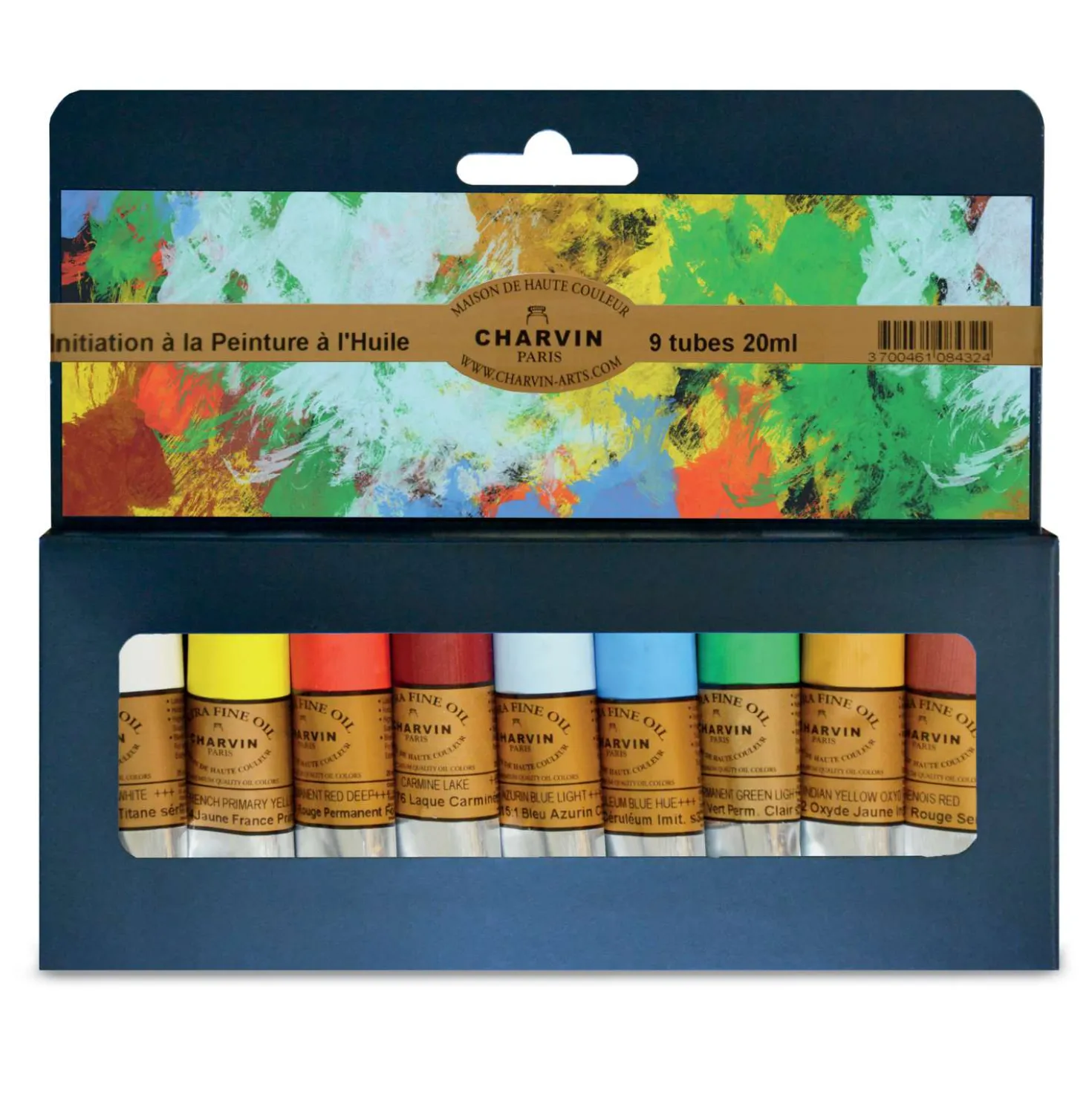 Charvin - Colori a olio extra-fini, Set tematici, 9 x 20 ml