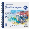 Clairefontaine - Aquapad, Carnet de Voyage, Album per schizzi spiralato