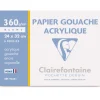 Clairefontaine - Carta per gouache e acrilico