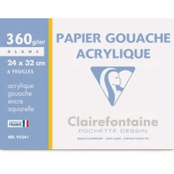 Clairefontaine - Carta per gouache e acrilico
