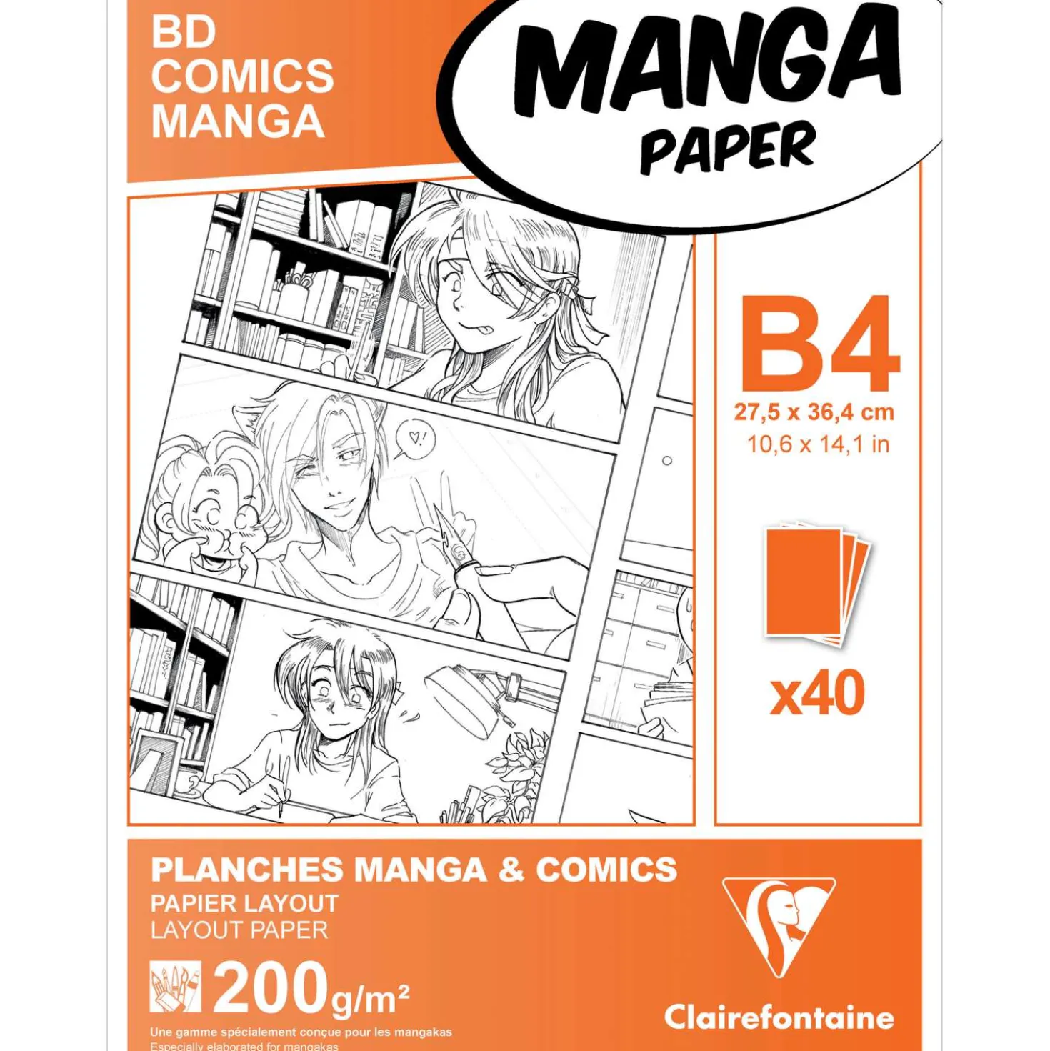 Clairefontaine - Carta per manga