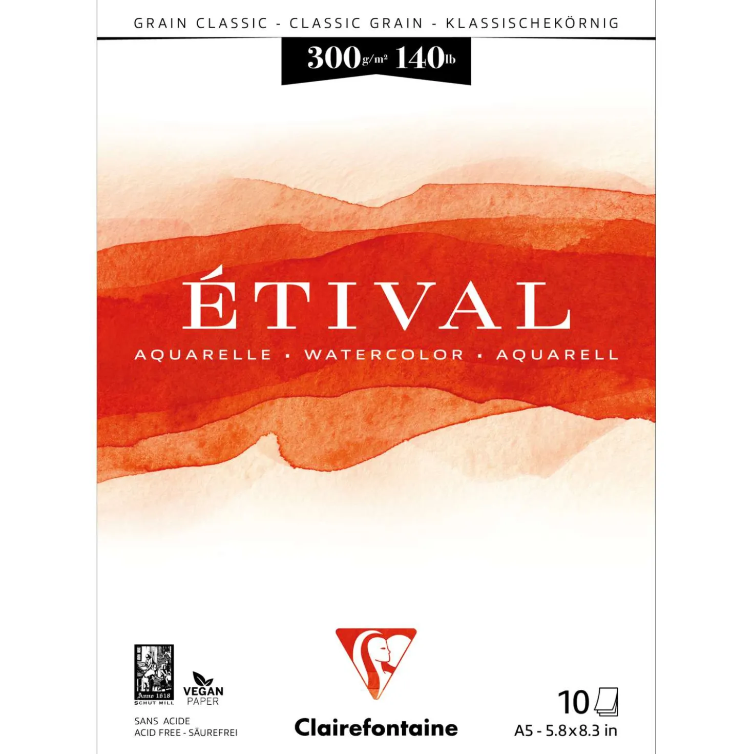 Clairefontaine - Etival, Carta per acquerello