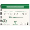Clairefontaine Fontaine, blocco per acquerello spiralato, grana torchon
