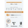 Clairefontaine - Fontaine, Carta per acquerello Extra White, satinata