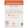 Clairefontaine - Fontaine 300 g/mq, Carta per acquerello