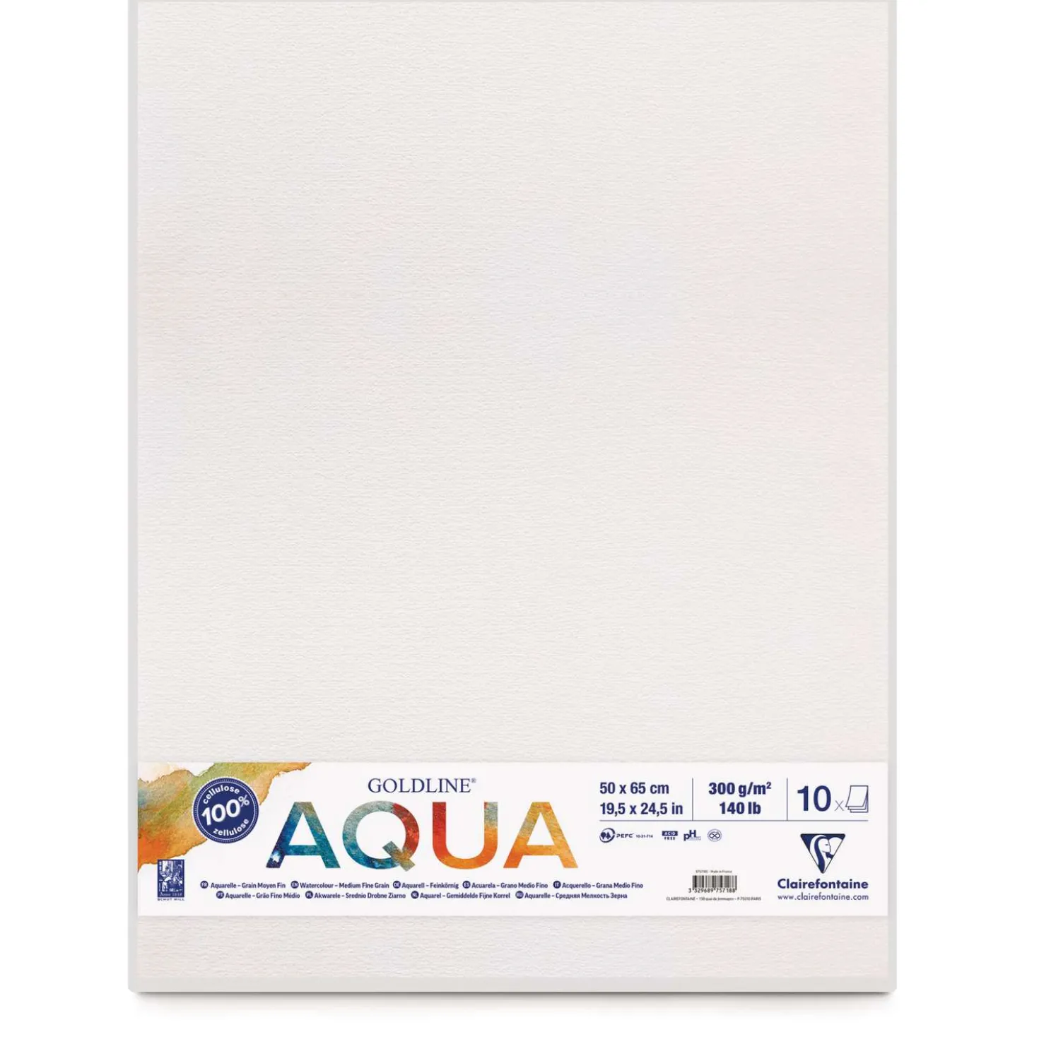 Clairefontaine - Goldline Aqua, Cartoncino per acquerello