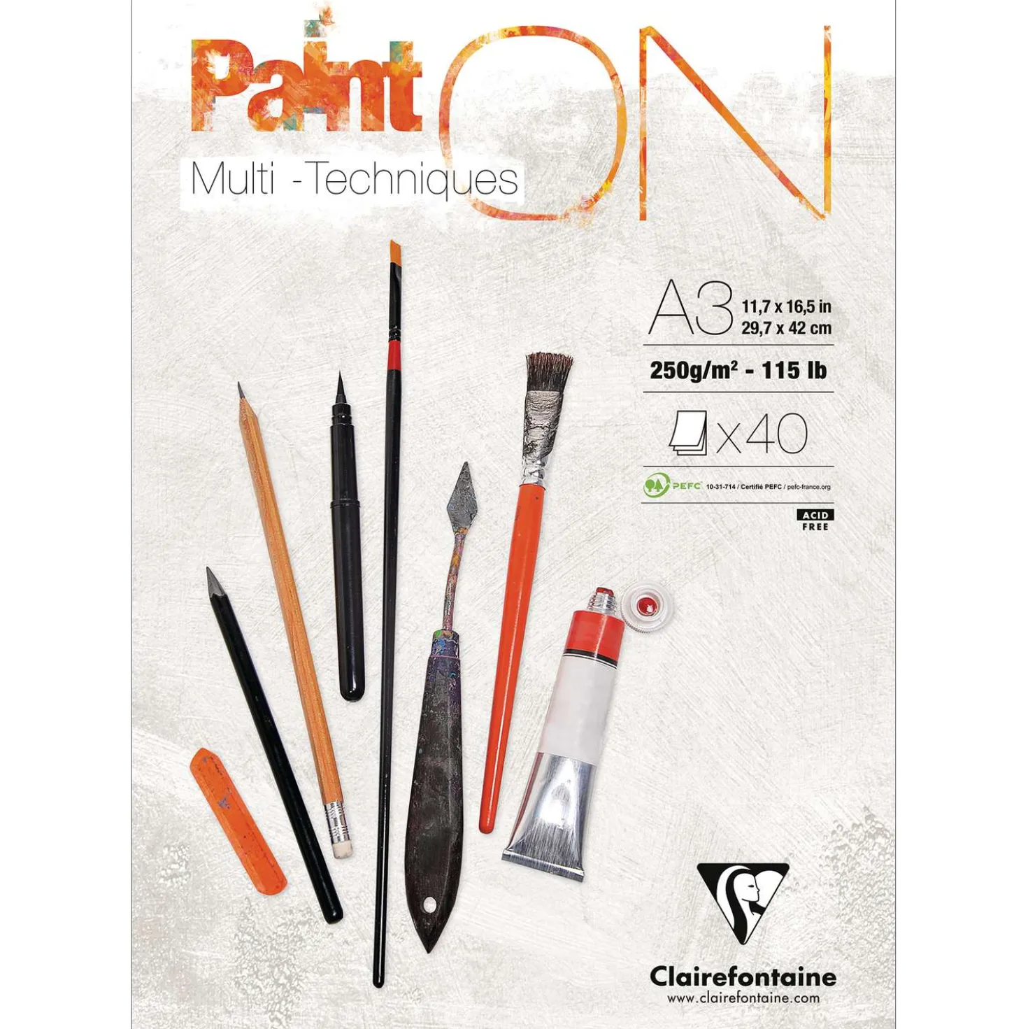 Clairefontaine - PaintON, Carta universale