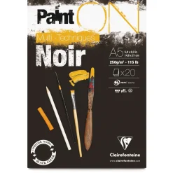 Clairefontaine - PaintON, Carta da disegno nera