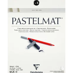 Clairefontaine - Pastelmat, Blocco per pastello n.3, bianco