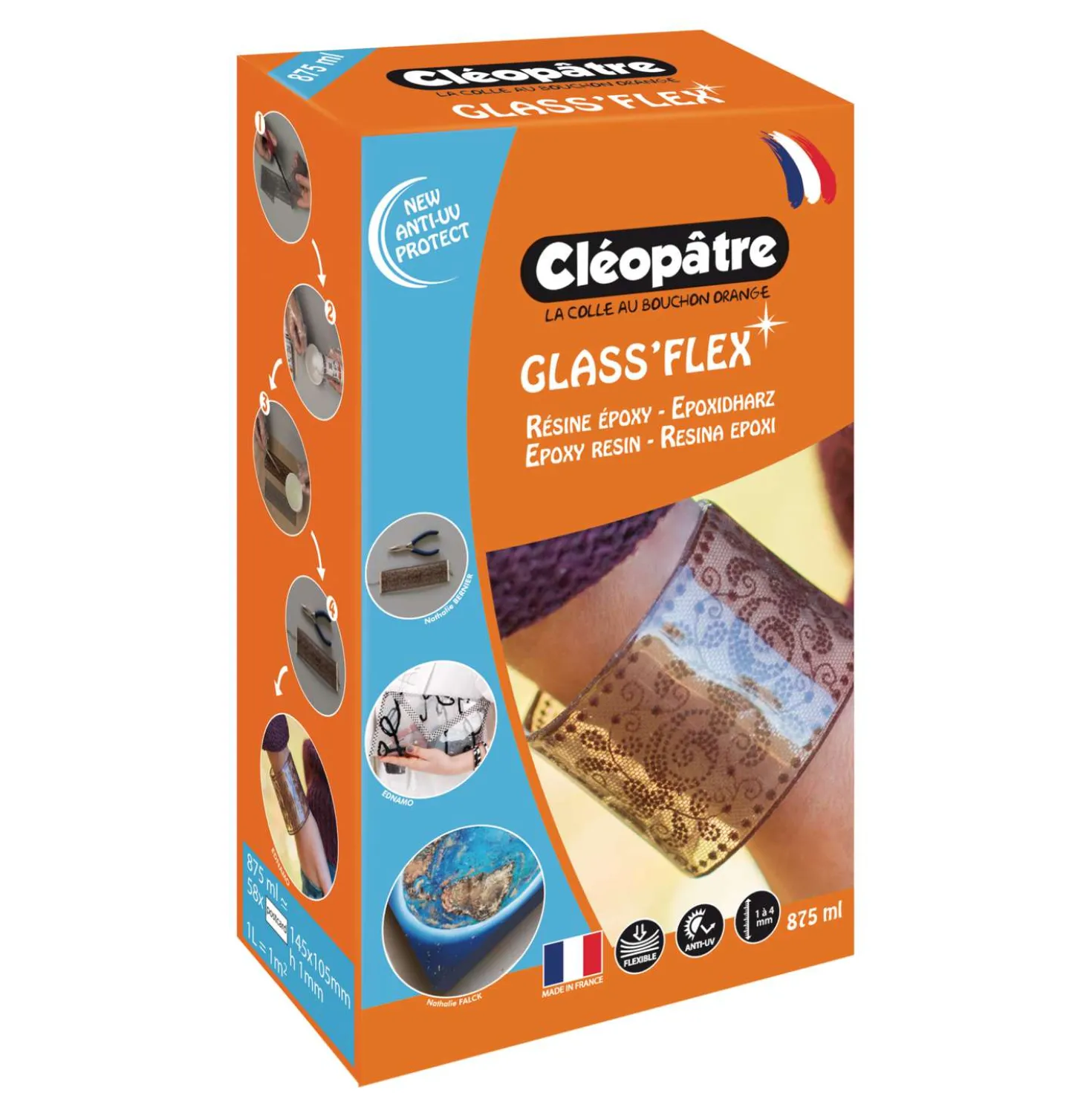 Cléopâtre - Glass 100, Resina epossidica di rivestimento