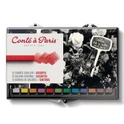 Conté à Paris - Carrés colorati