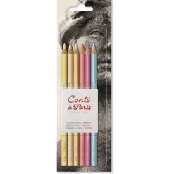 Conté à Paris - Matite pastello, Set ritratto
