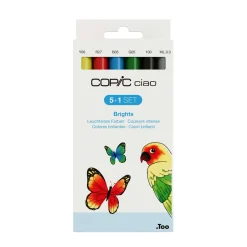 Copic - Ciao, Set 5+1 colori brillanti