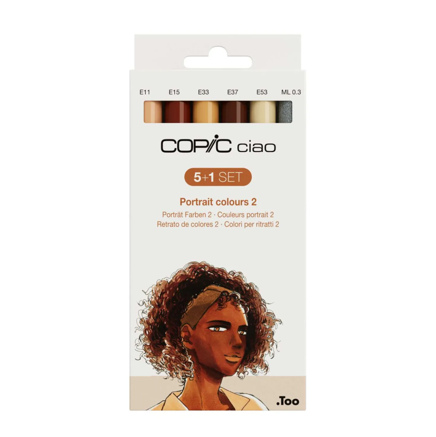 Copic - Ciao, Set Portrait 2, 5+1 marker