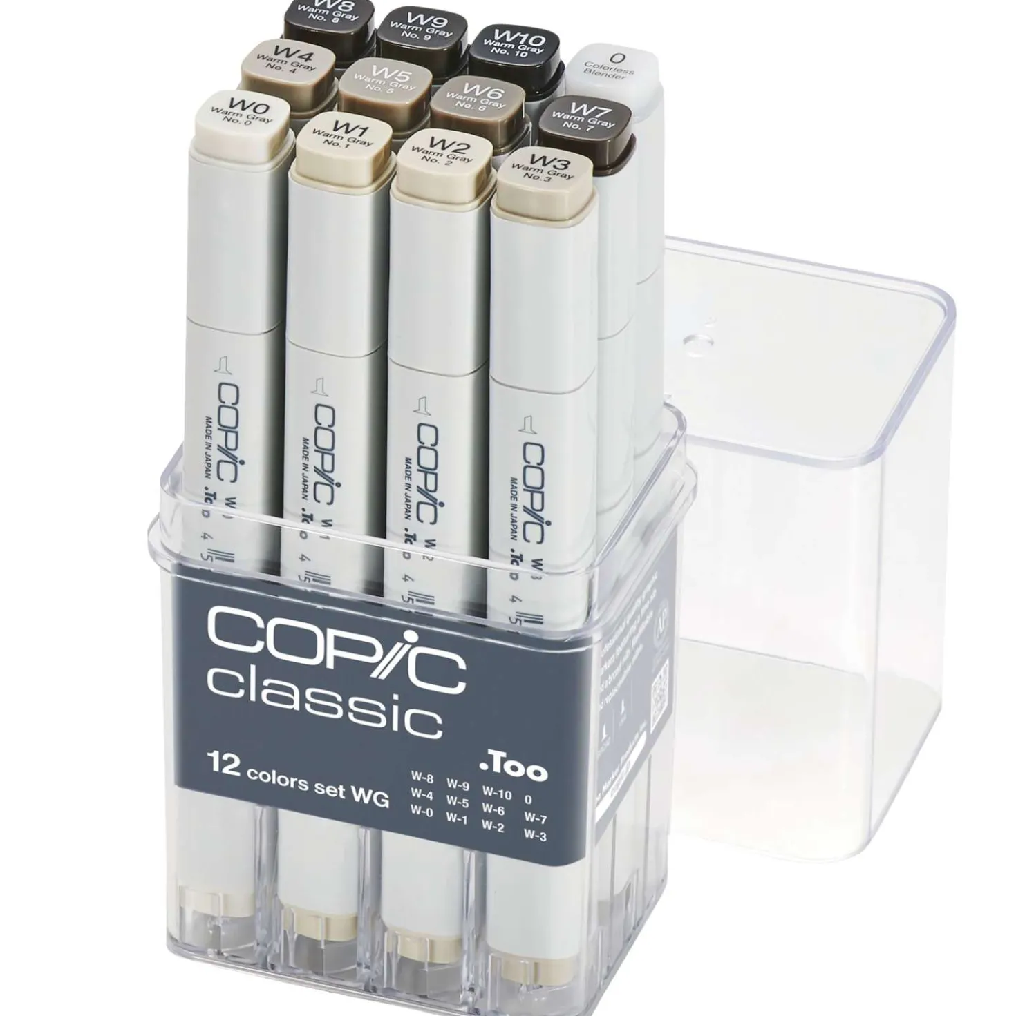Copic - classic, Set da 12 warm grey