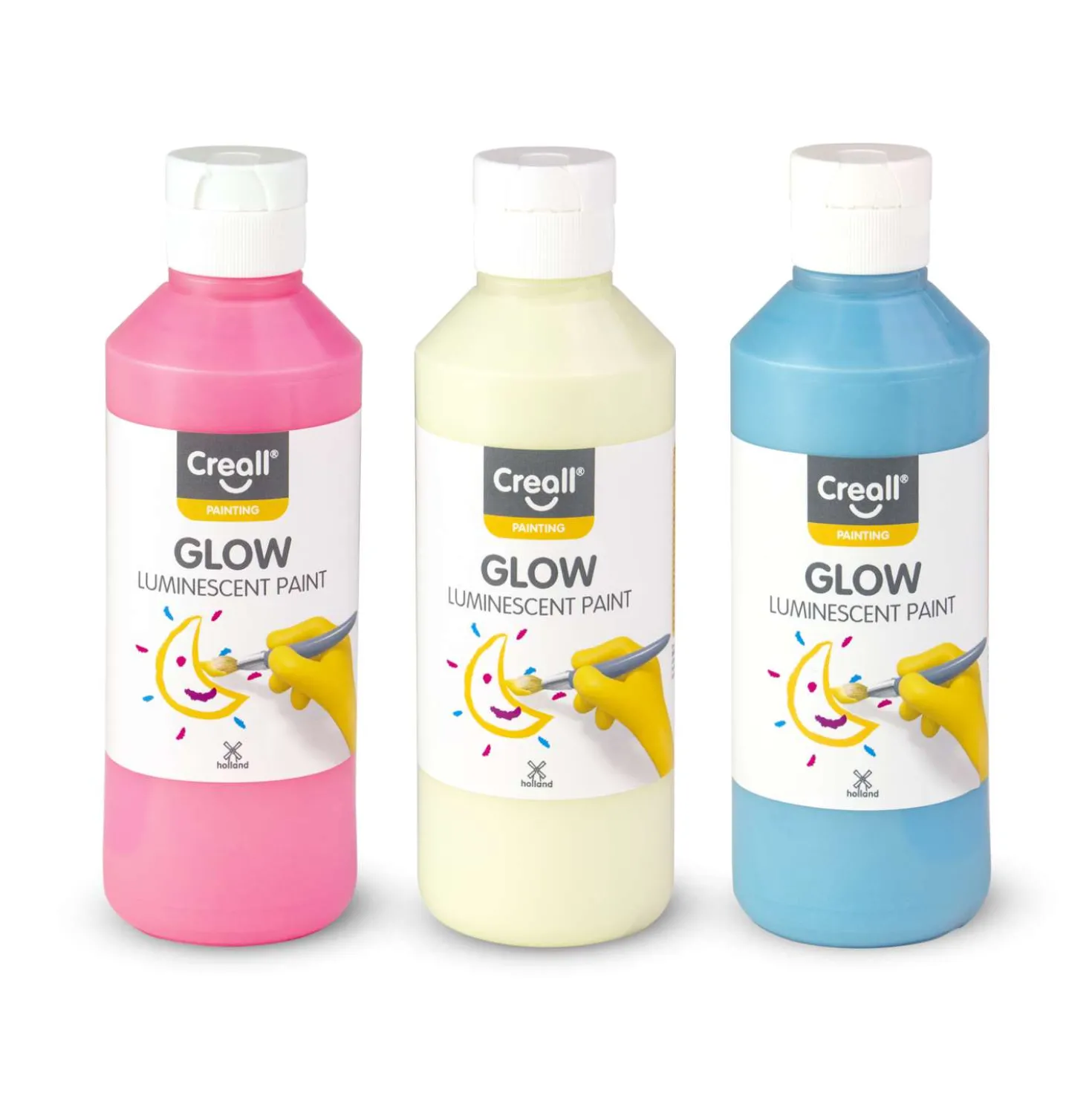 Creall Glow, colori brillanti fluorescenti