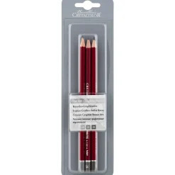 Cretacolor - Cleos Fine Art Graphite, Set di 3 matite in grafite