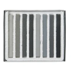 Cretacolor - Grey Hard Pastels, Set da 8