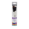 Daler-Rowney - Graduate, fibra sintetica, a pettine, set