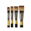 Daler-Rowney - System 3, SY55, Pennello acrilico piatto e corto
