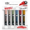 Darwi - Marbel, Marker universali, Set da 6