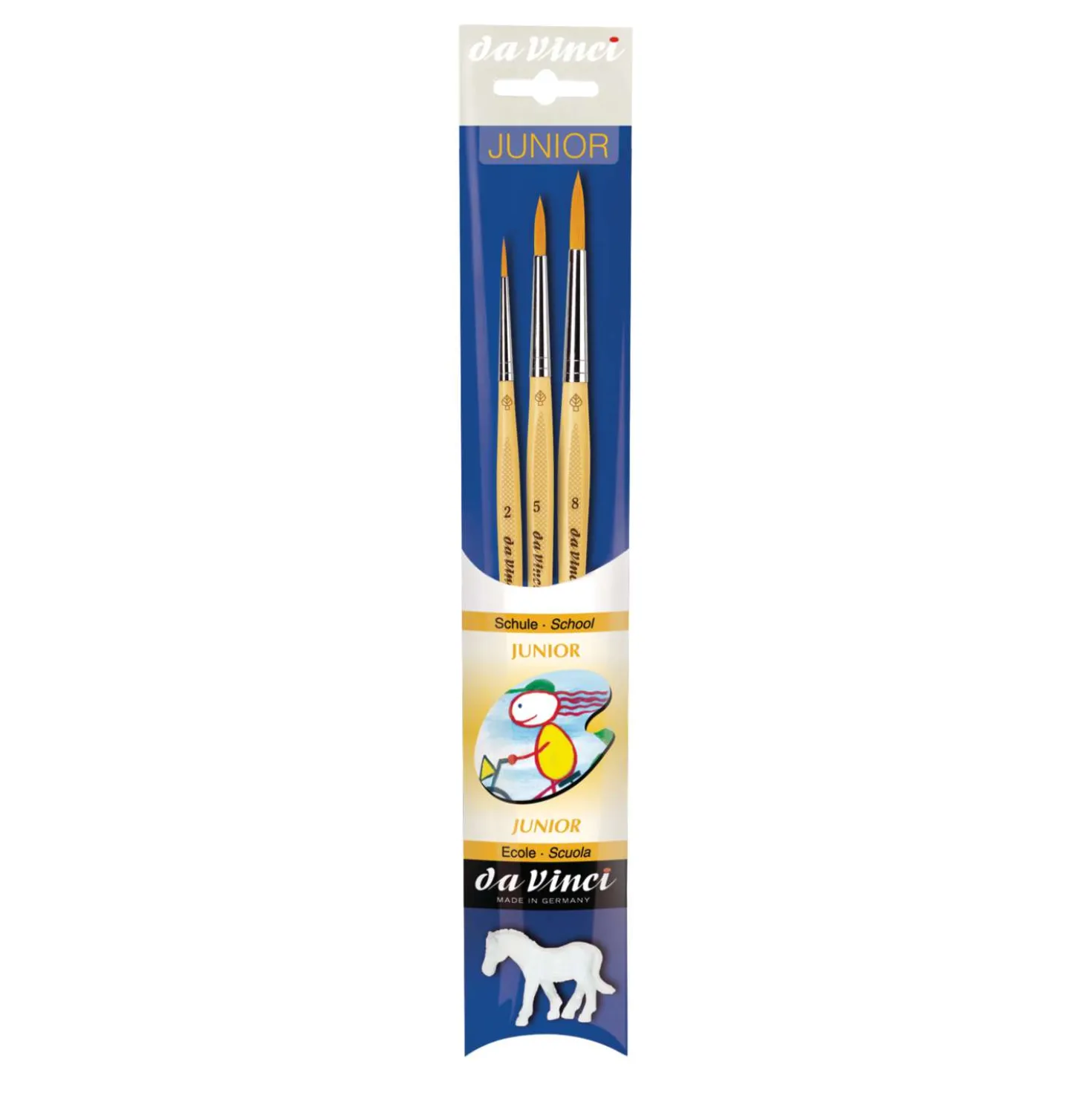 Da Vinci Junior serie 4212, fibra sintetica, tondo, set
