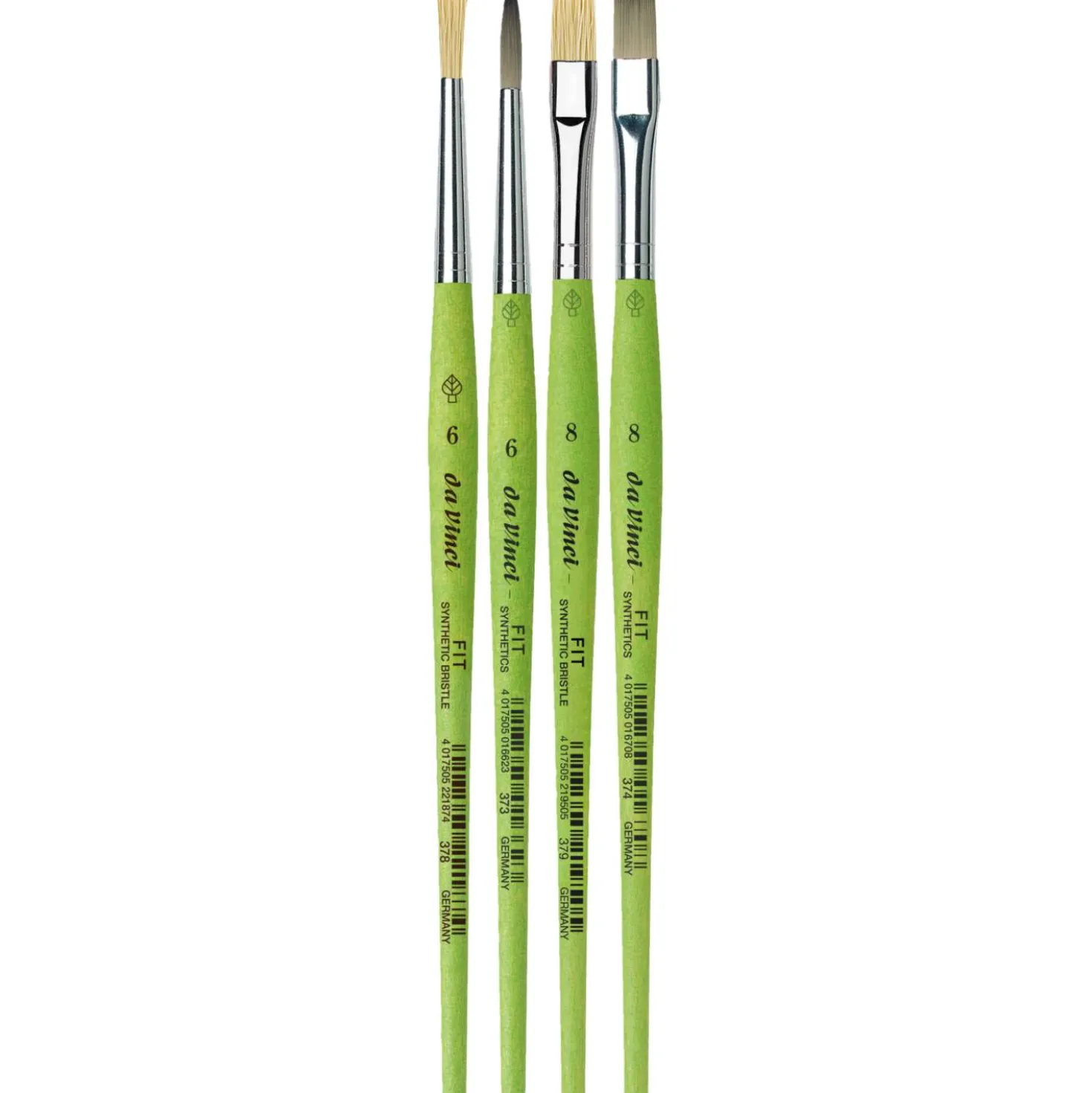 Da Vinci -Serie 4203, Fit Synthetics, Set di 4 pennelli