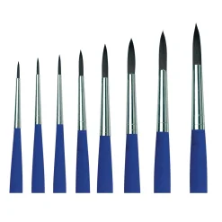 Da Vinci - Serie 8630 Forte Acrylics, fibra sintetica, tondo