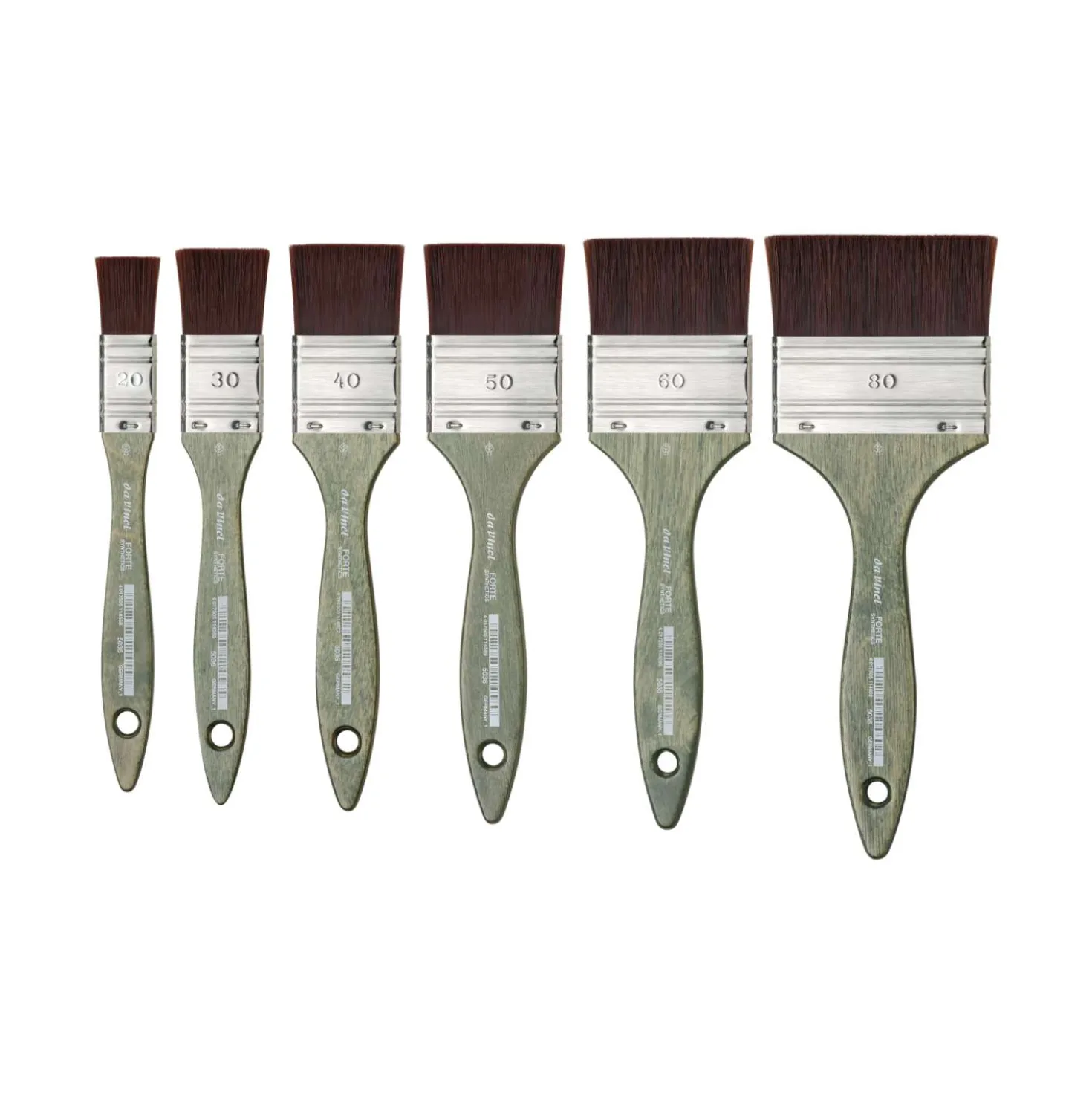 Da Vinci - Serie 5036, Forte, Pennello sintetico piatto