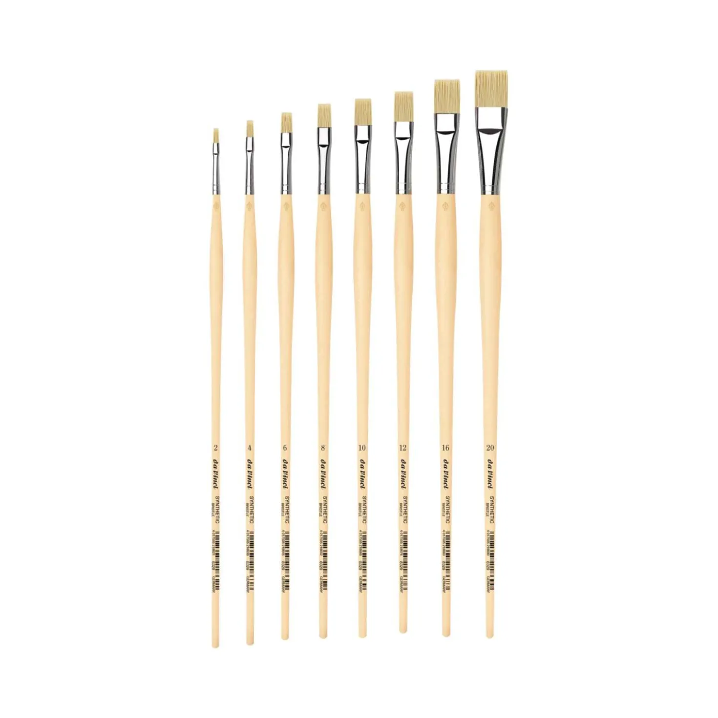 Da Vinci - Serie 8329, Synthetic Bristle per olio e acrilico