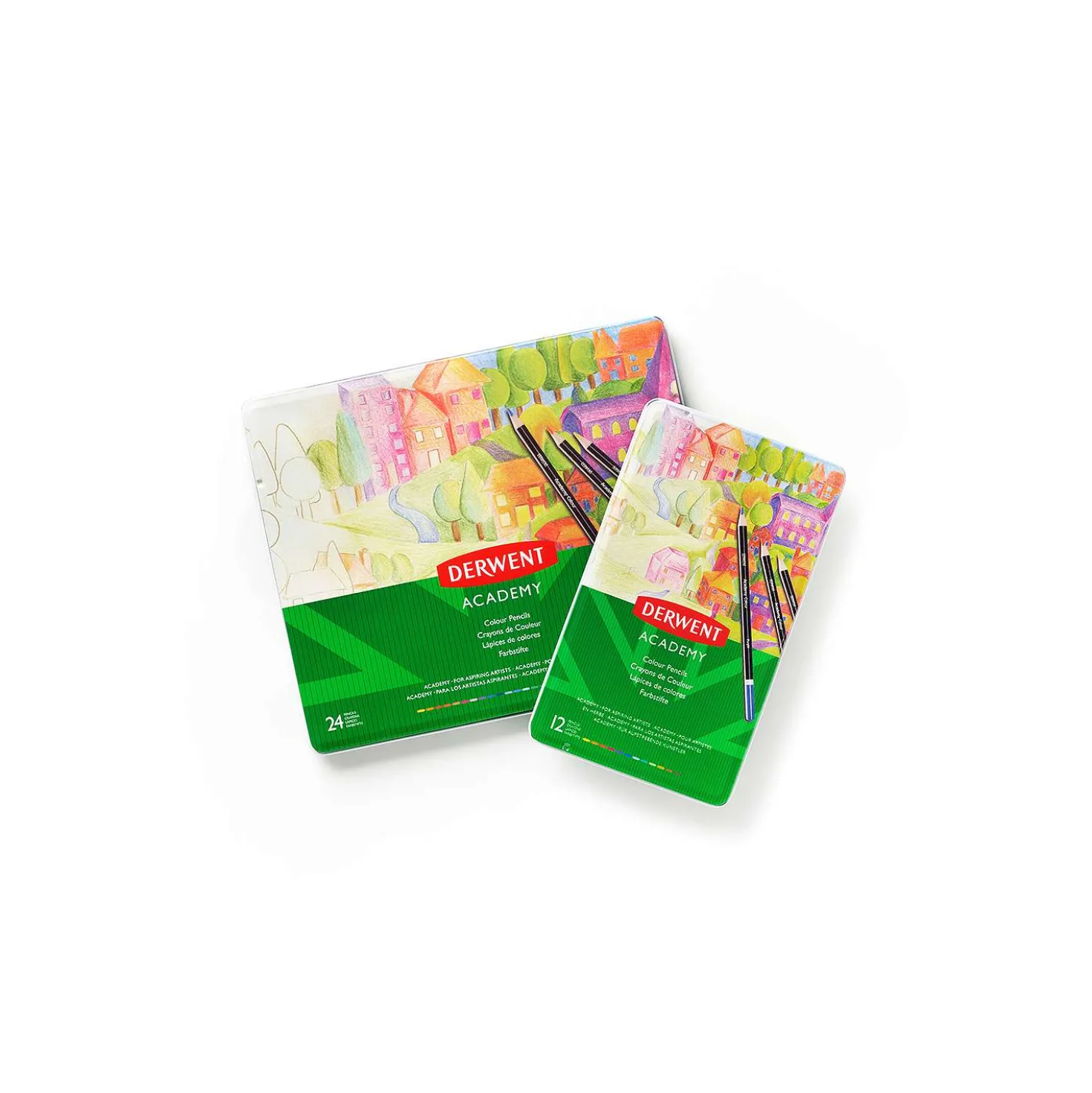 Derwent - Academy Colouring set di matite colorate artistiche