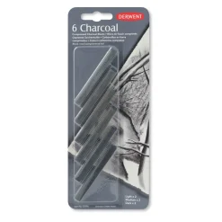Derwent - Set da 6 carboncini da disegno pressati