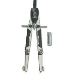 Ecobra serie New Style compasso a regolazione rapida, nichelato opaco