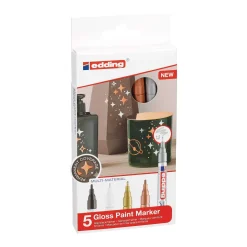 edding 751 creative Set di 5 marker metallici