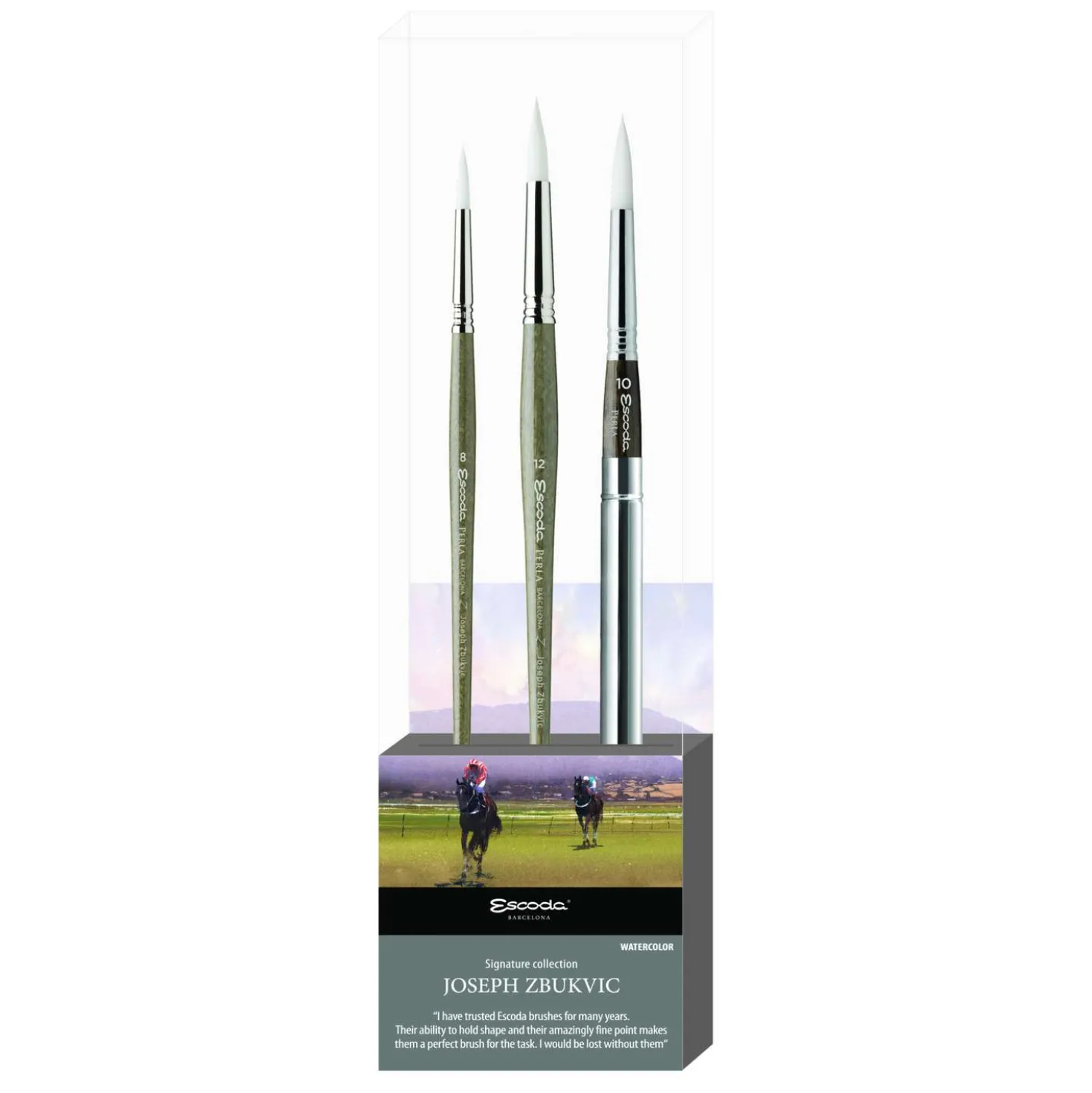 Escoda - Joseph Zbukvic, Serie 8605-1, Set di pennelli per acquerello