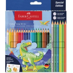 Faber-Castell - Colour Grip, Set Dino, edizione speciale