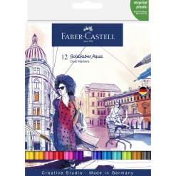 Faber-Castell - Goldfaber Aqua Dual Marker, Set da 12